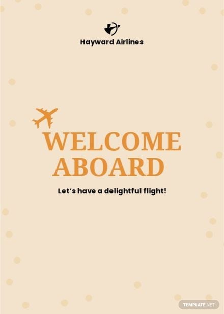 Welcome Aboard Card Template
