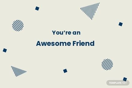 Modern Friendship Card Template in Word, Google Docs, Illustrator, PSD, Publisher