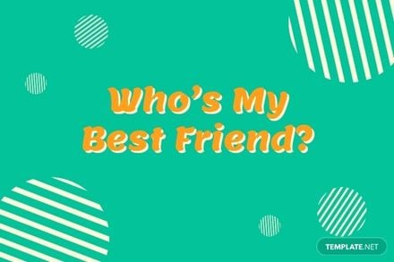 Friendship Card Design Template