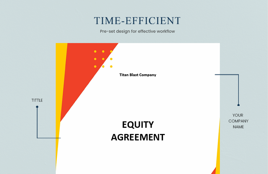 Simple Equity Agreement Template