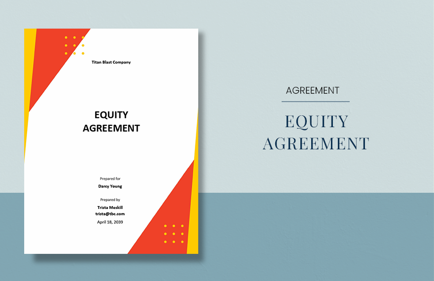 Simple Equity Agreement Template