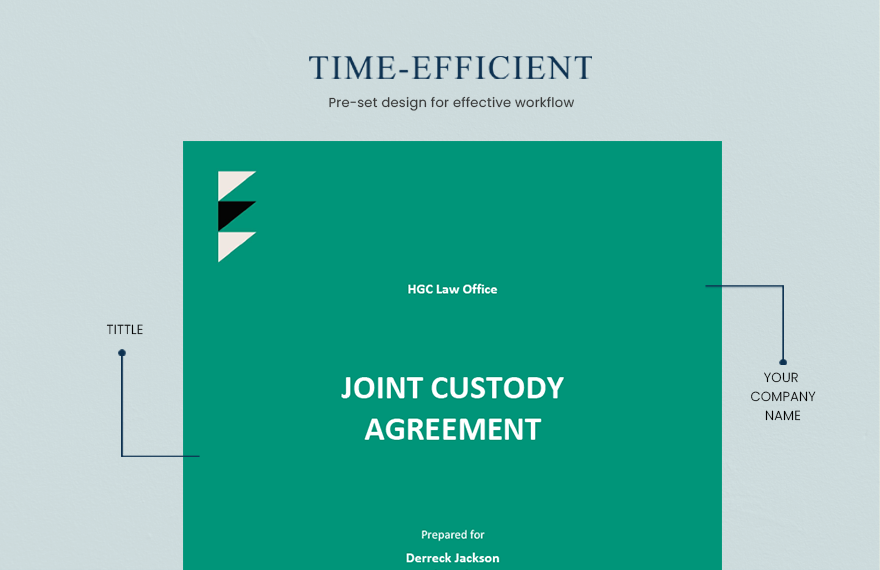 Sample Joint Custody Agreement Template