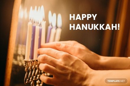 Covid Hanukkah Card Template