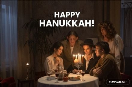 Funny Hanukkah Card Template