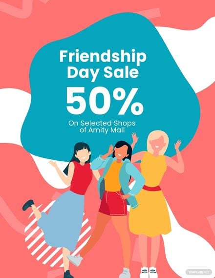 Friendship Day Sale Flyer Template