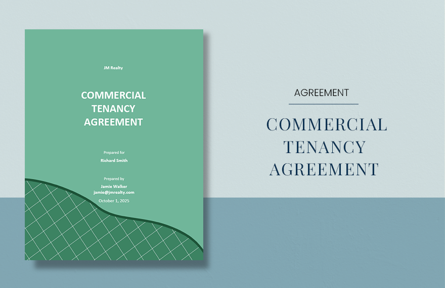 Commercial Tenancy Agreement Template