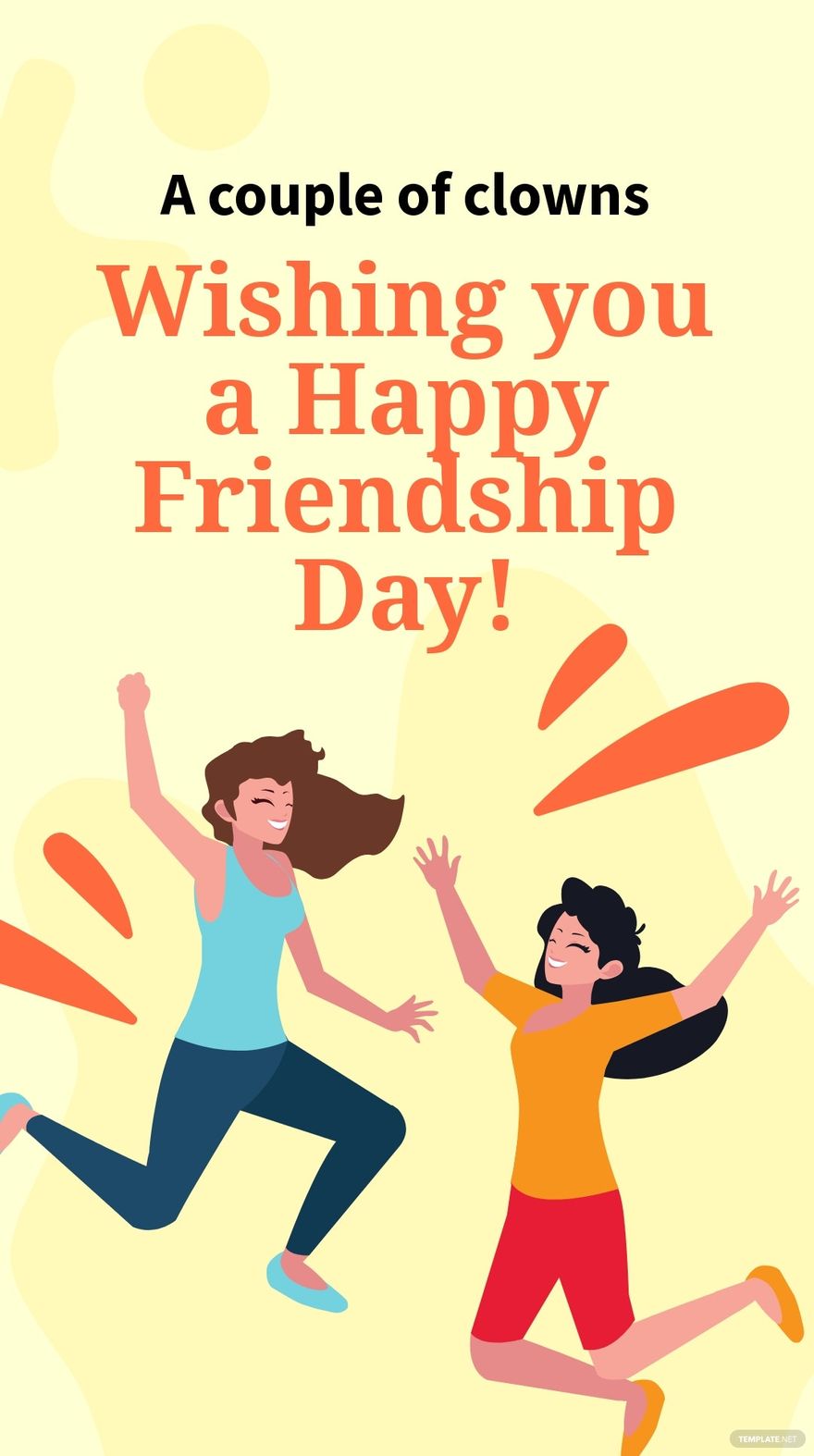 Free Funny Friendship Day Instagram Story Template