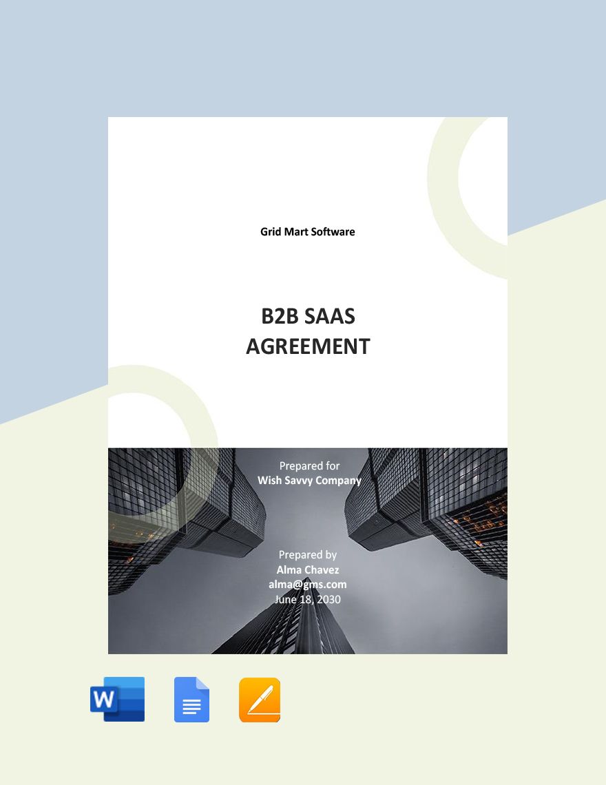 Editable SaaS Templates In PDF To Download Editable SaaS Templates In PDF To Download