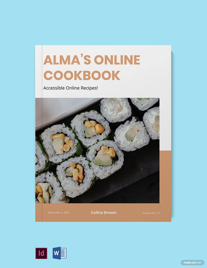Minimal Online Cookbook Template