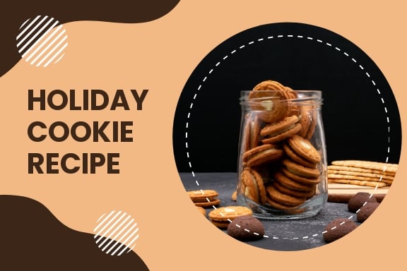 Holiday Cookie Recipe Card Template