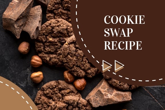 Free Cookie Swap Recipe Card Template