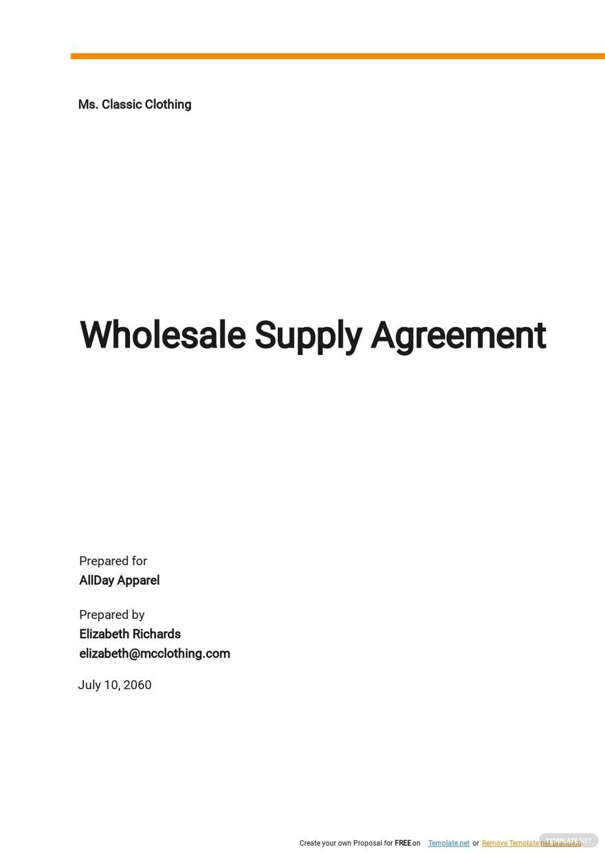 Wholesale Supply Agreement Template .jpe