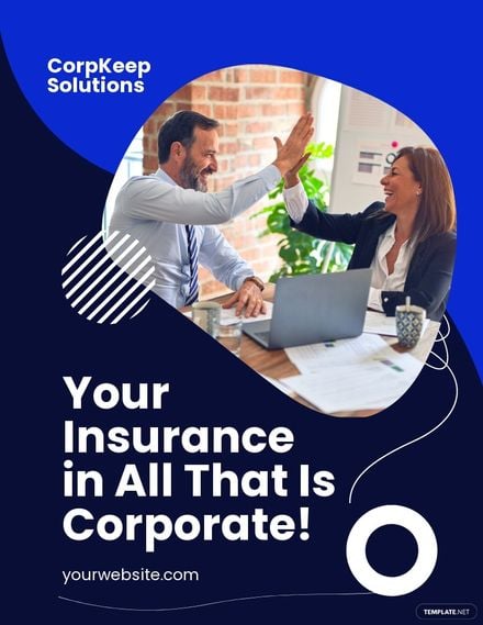 Corporate Insurance Flyer Template