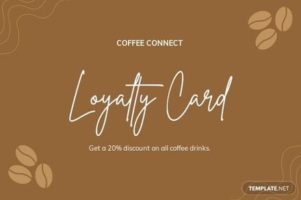 Company Loyalty Card Template
