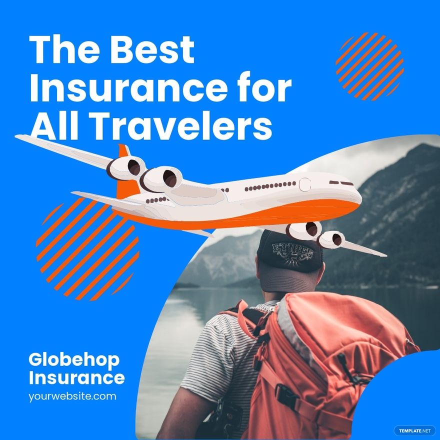 FREE Insurance Instagram Post Template Download in Illustrator