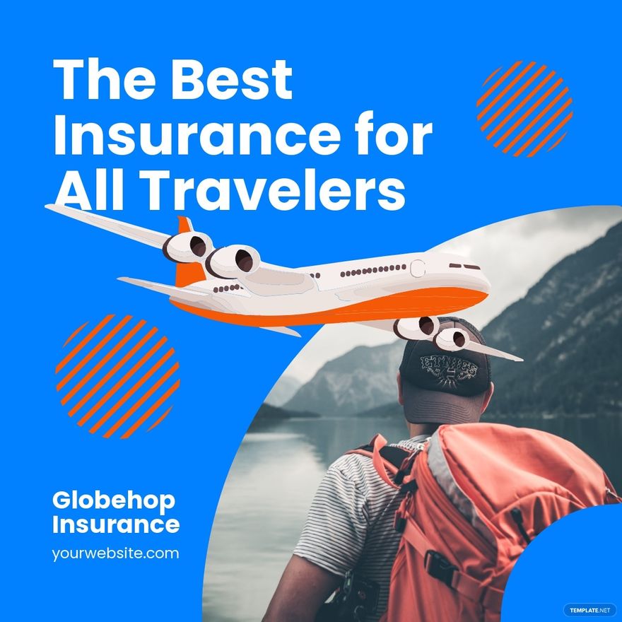 Free Travel Insurance Instagram Post Template Template net