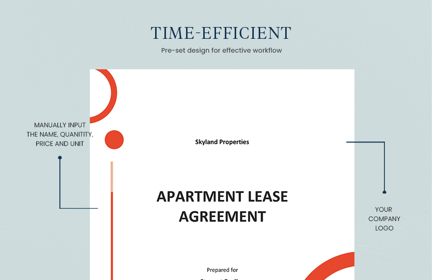 Simple Apartment Lease Agreement Template