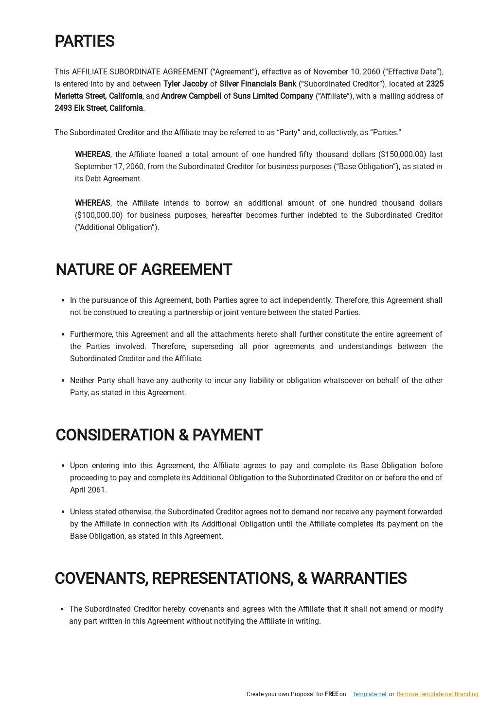Affiliate Subordination Agreement Template  1.jpe