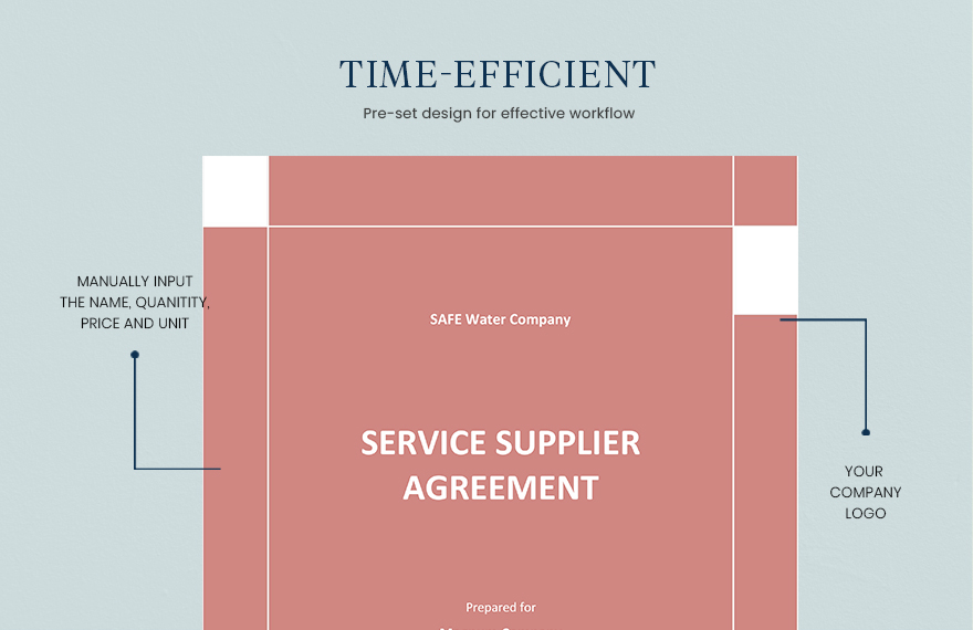 Service Supplier Agreement Template 