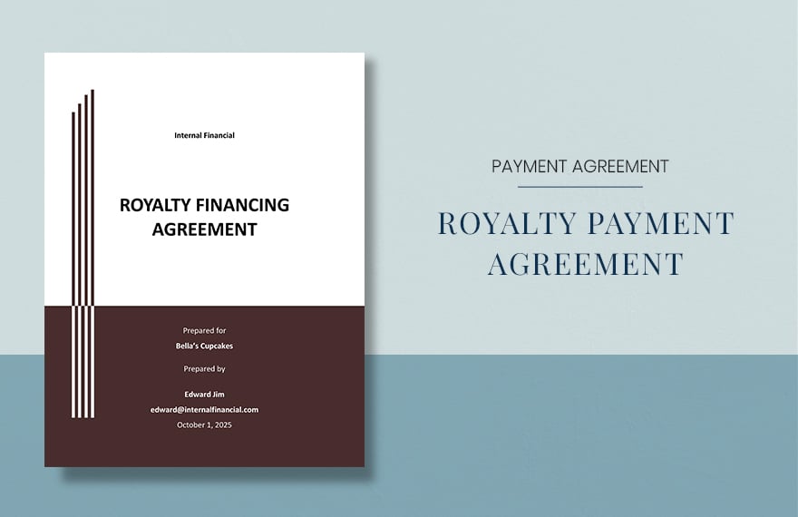 Royalty Financing Agreement Template