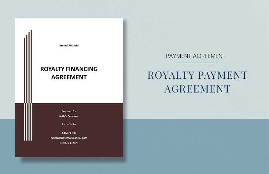 Royalty Payment Agreement Template in Word, Pages, Google Docs - Download | Template.net