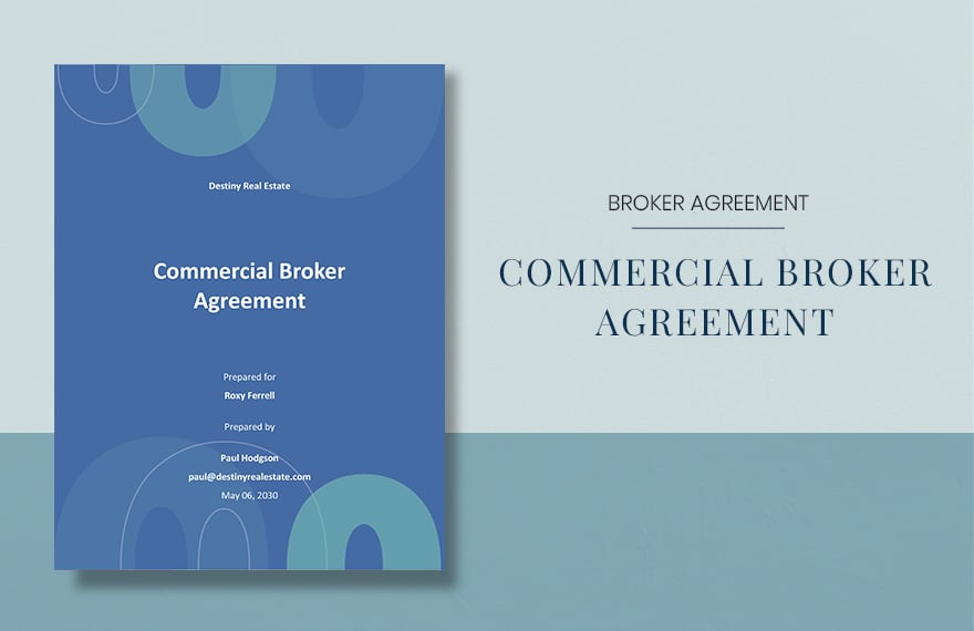 Commercial Broker Agreement Template