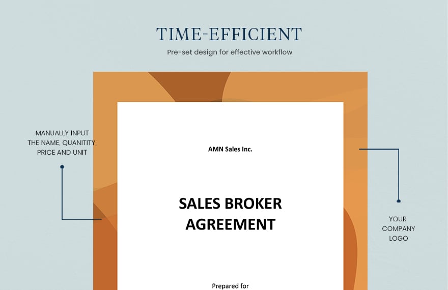 Sales Broker Agreement Template