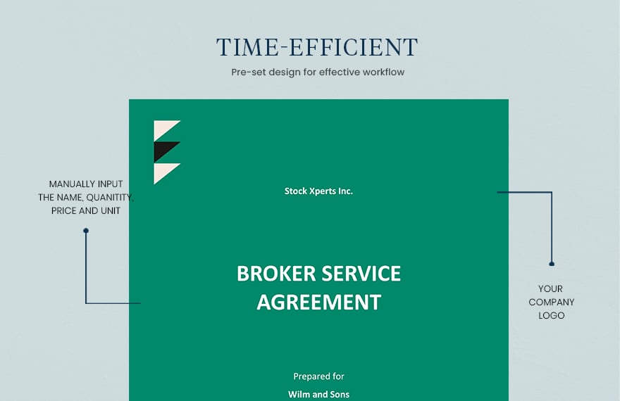Broker Service Agreement Template