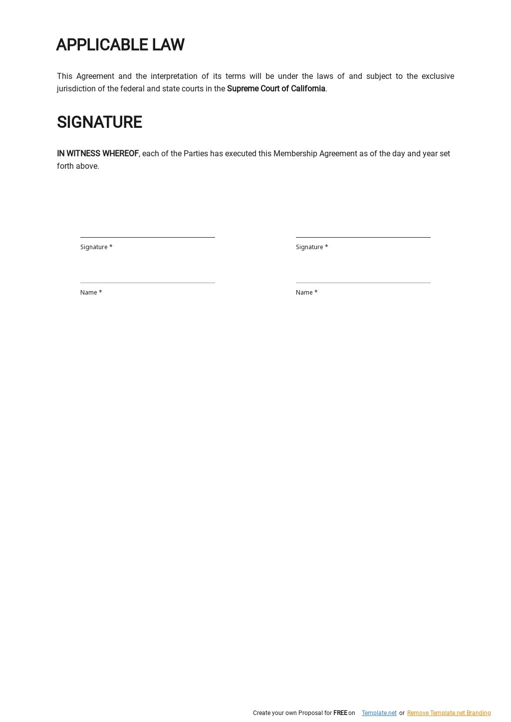 membership-agreement-template-free-pdf-template