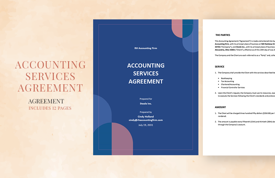 Accounting Services Agreement Template