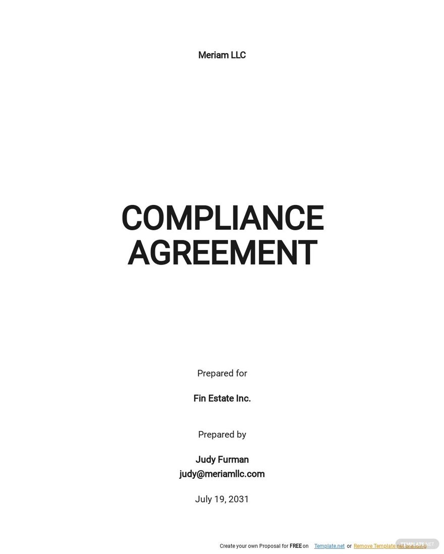 Appliance Rental Agreement Template