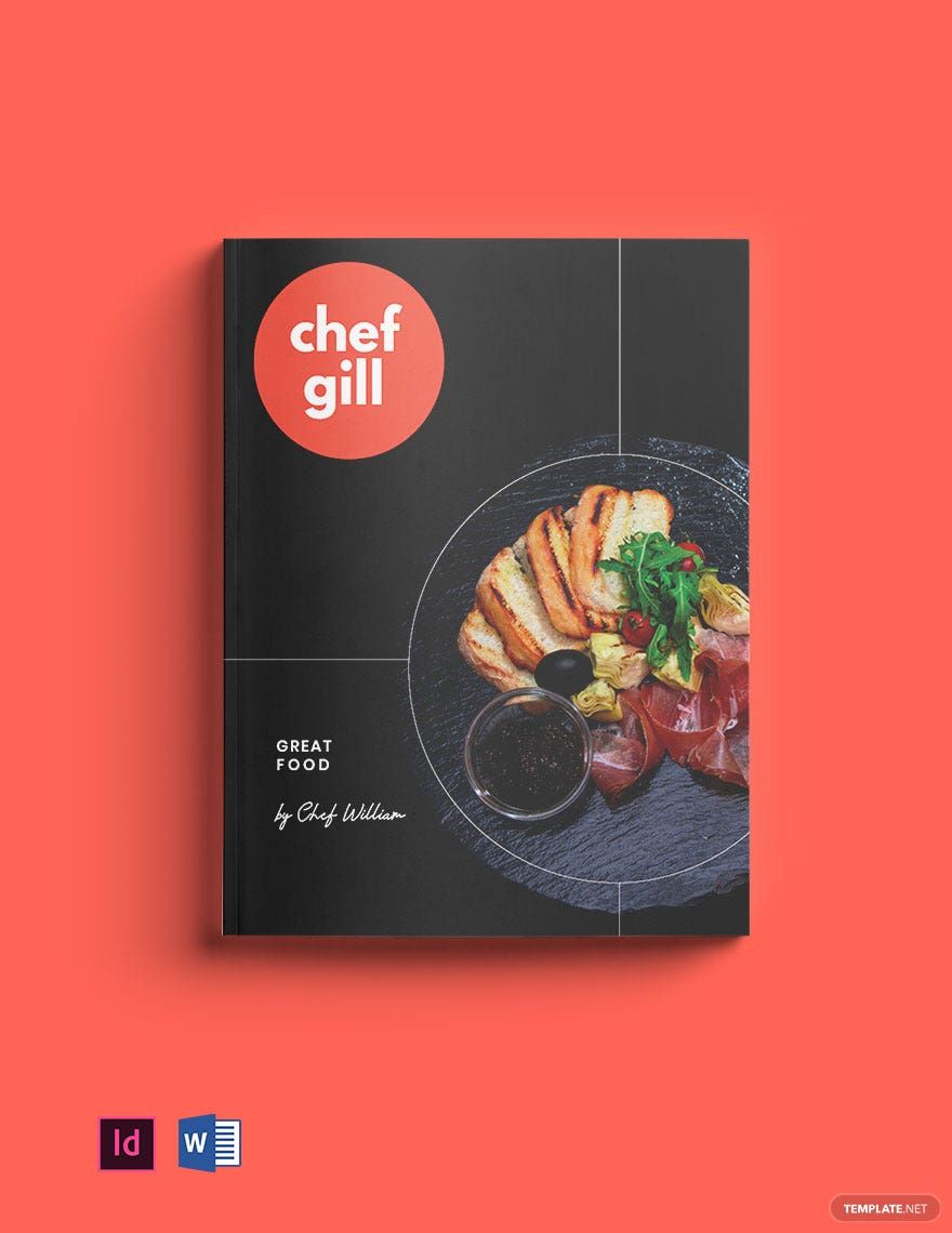 Digital Cookbook Layout Template