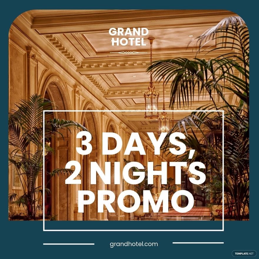 Free Hotel Instagram Feed Ad Template