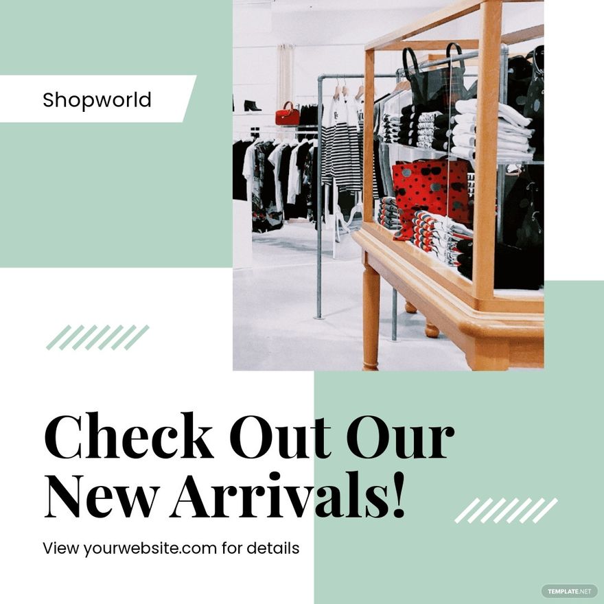 New Arrivals Instagram Carousel Ad Template.jpe