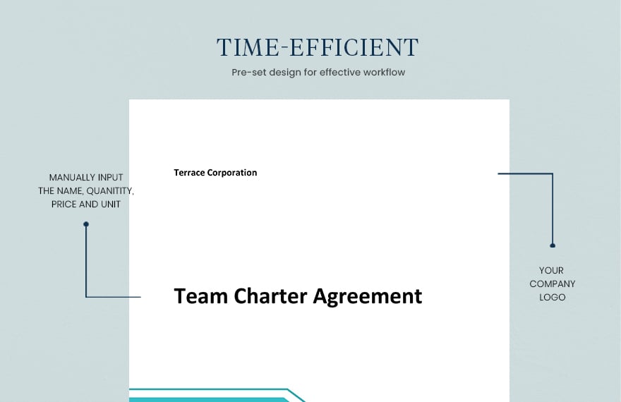 Team Charter Agreement Template