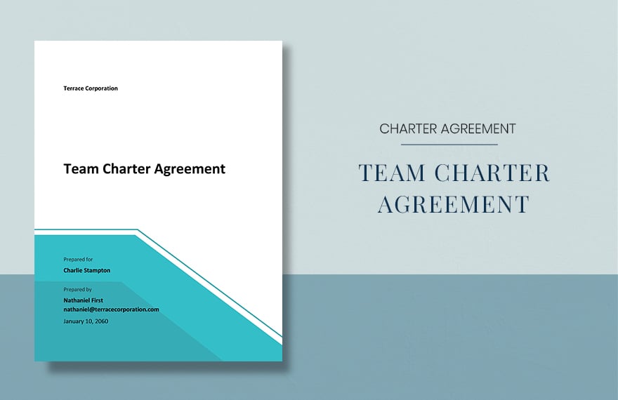 Free Team Charter Agreement Template