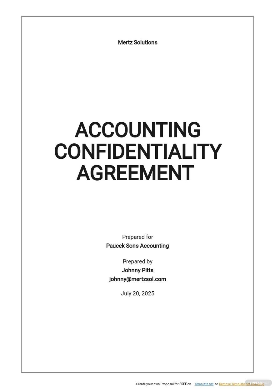 Accounting Confidentiality Agreement Template.jpe