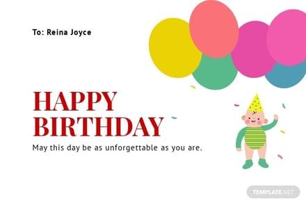 Folding Birthday Card Template in Word, Google Docs, Illustrator, PSD, Apple Pages, Publisher