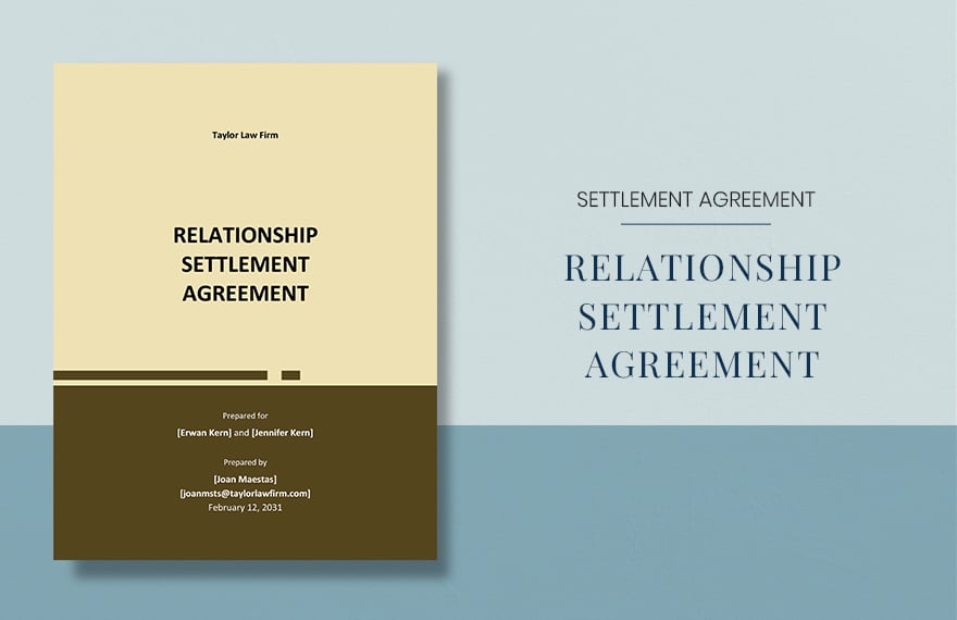 relationship-settlement-agreement