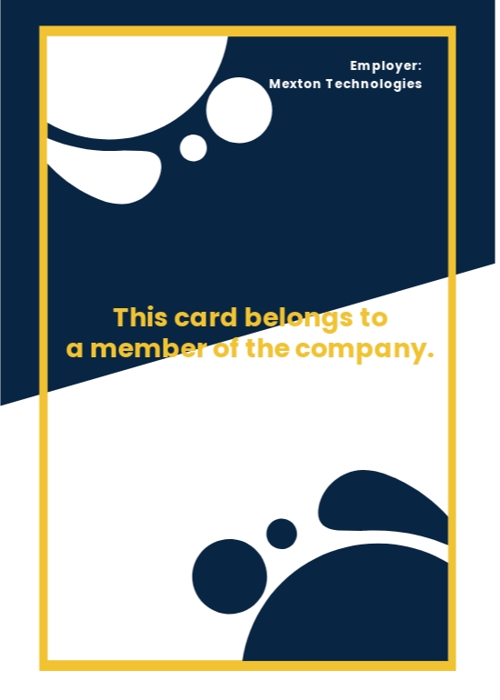 Free Employee Id Card Template Google Docs, Illustrator, Word, PSD