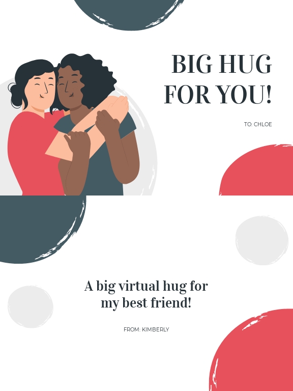 FREE Hug Card Template - Download in Word, Google Docs, PDF ...