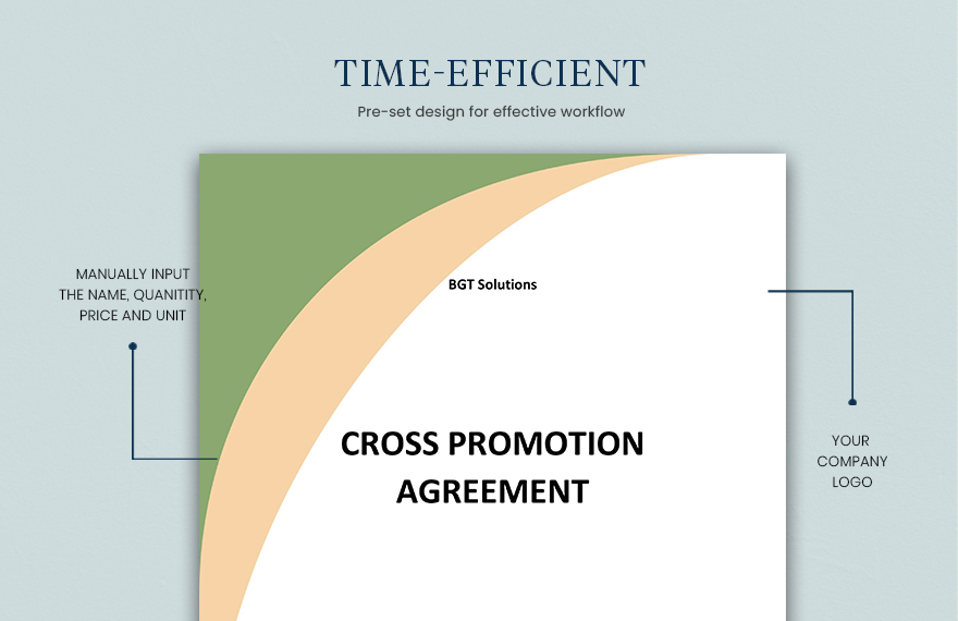 Cross Promotion Agreement Template