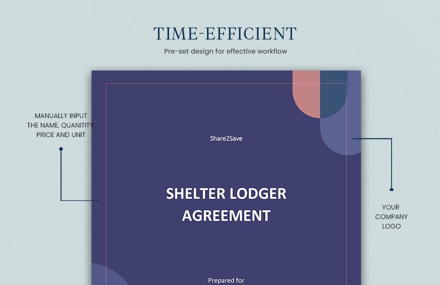 Shelter Lodger Agreement Template