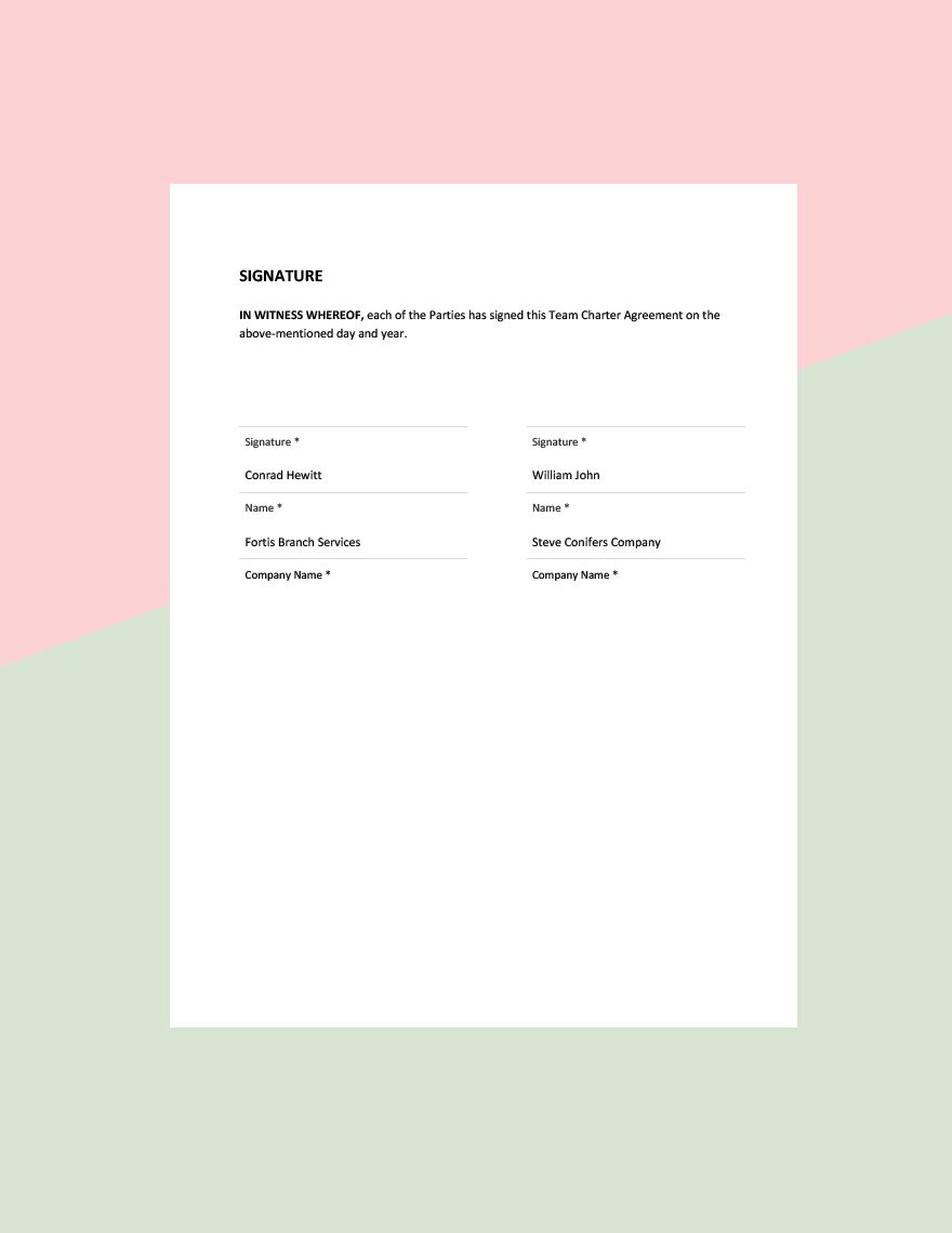 Training Services Agreement Template
