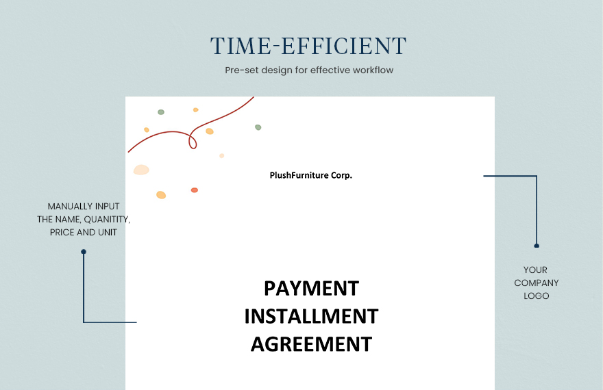 Payment Installment Agreement Template