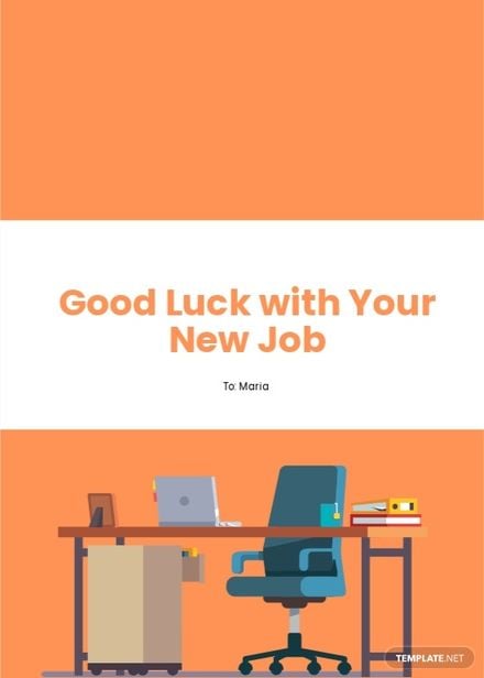 Funny Goodbye Card Template
