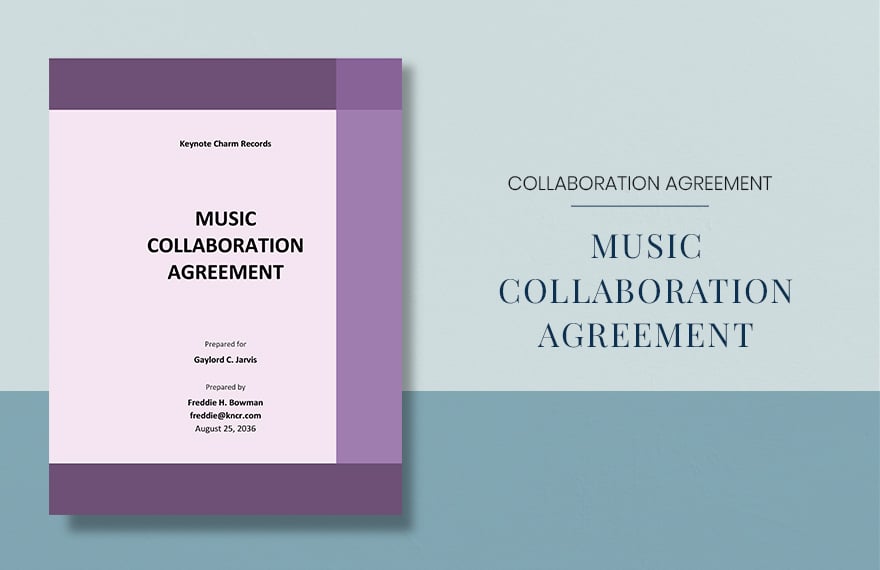 Music Collaboration Agreement Template