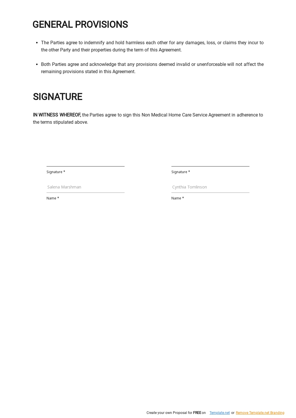Non Medical Home Care Service Agreement Template 2.jpe