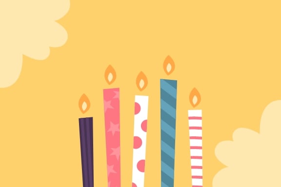 Happy Belated Birthday Card Template
