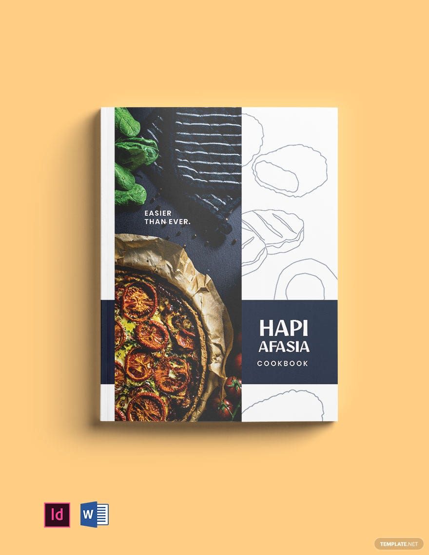 Simple Cookbook Layout Template